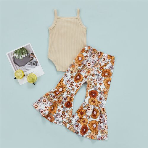 Citgeett Summer Lovely Infant Baby Girls Clothes Sets Strap
