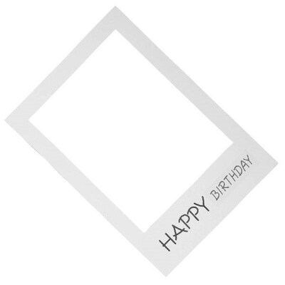 Birthday Prop Cutouts Premium Paper Compact Red Decor Party