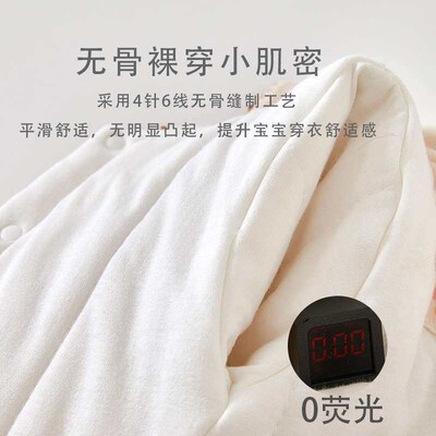 Newborn Clothes Autumn and Winter Thickened Cotton-quilted B