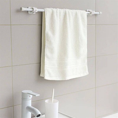 Multi Purpose Telescopic Curtain Rod Wardrobe Adjustable Bar