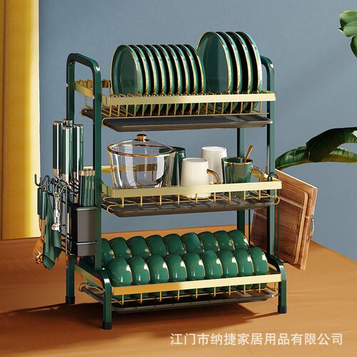 Kitchen Bowl Rack Drain Rack Bowl Plate Dish Storage Rack Dr