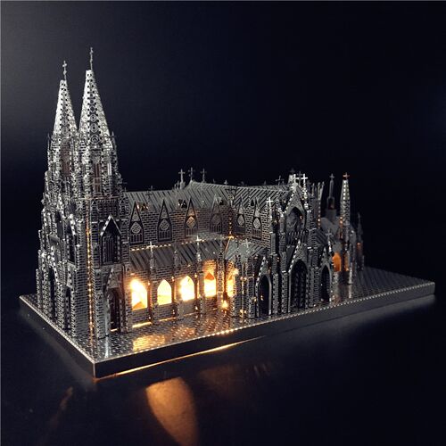 IRON STAR 3D Puzzle Metal St. Patricks Cathedral Assembly M
