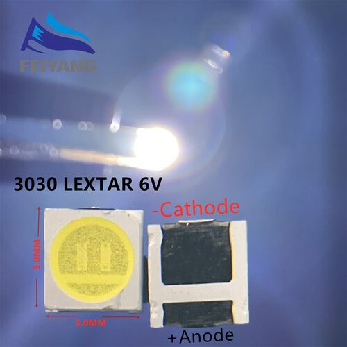 500pcs Lextar LED Backlight High Power LED 1.8W 3030 6V Cool