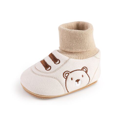 Baby Toddler Shoes, Warm Screw-top Velvet Warm Sock-toe Shoe