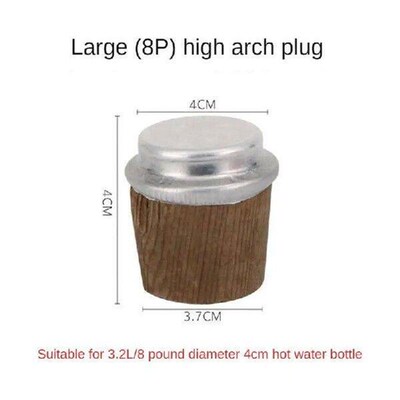 Wood Thermos Stopper Sealed Safe Durable Vacum Flasks Cork