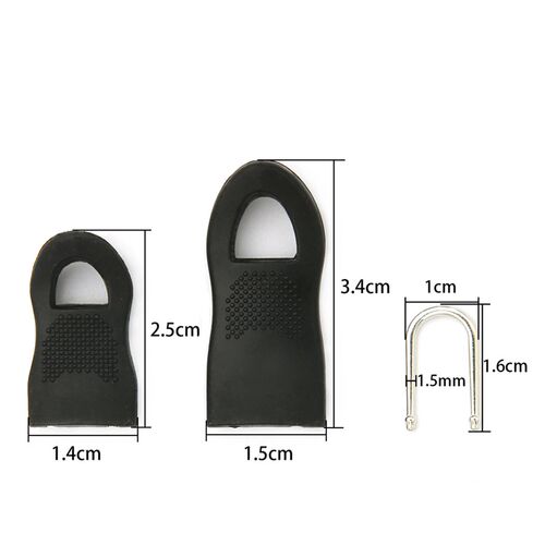 8Set Replacement Zipper Pull Puller End Fit Rope Tag Clothin