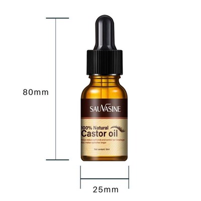 跨境castor oil 柔顺眉毛睫毛护发温和滋润发根10ml