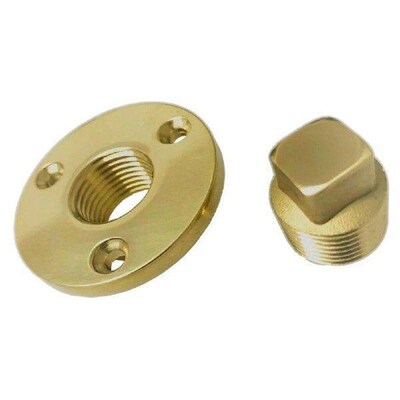 Garboard Drain Plug Kit, Marine Drain Plug With Screws,