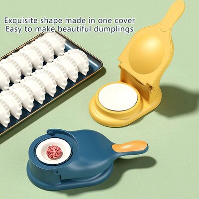 2 In1 Dumpling Maker DIY Kit Wrapper Presser Manual Labor-Sa