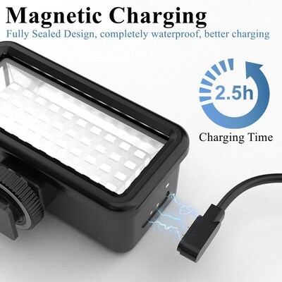 Diving Waterproof LED Flash Lighting 40M Underwater Light  F