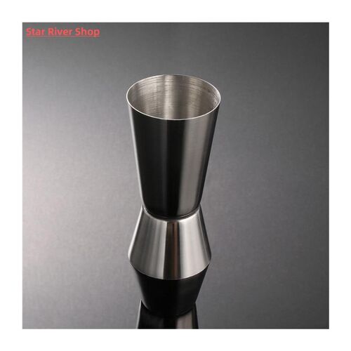 15/30ml or 25/50ml Stainless Steel Cocktail Shaker Measure C