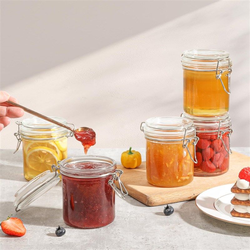 玻璃密封罐卡扣水果酵素瓶糖果罐咸菜储物罐蜂蜜分装瓶小泡菜罐子,厨房/烹饪用具,密封罐,淘宝优惠券,粉丝福利购,淘宝优惠卷