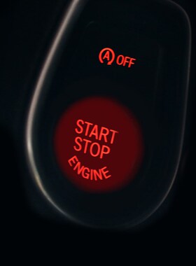 宝马红色一键启动新1系3系5系X1X2X3X5X6改装点火开关按键装饰贴