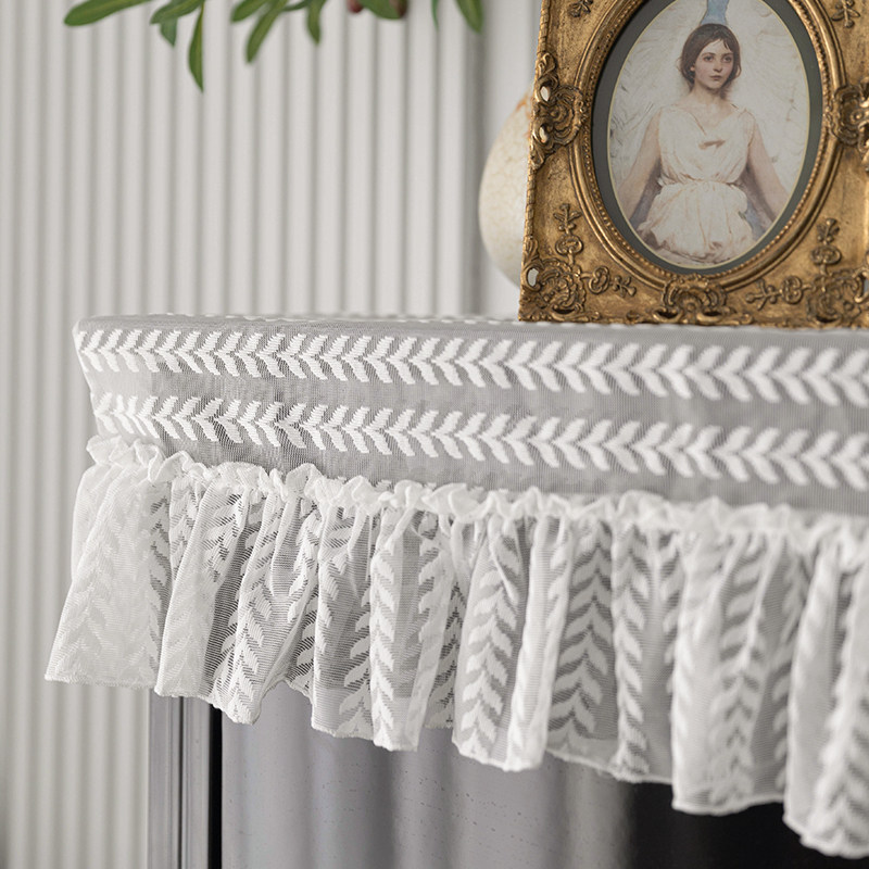 法式钢琴罩盖布白色蕾丝轻奢全罩琴键盖巾高档电钢琴罩半罩防尘罩,居家布艺,钢琴罩,淘宝优惠券,粉丝福利购,淘宝优惠卷