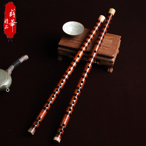 【薛华】笛子精品专业演奏笛一节苦竹笛精制笛子乐器珍品横笛典藏