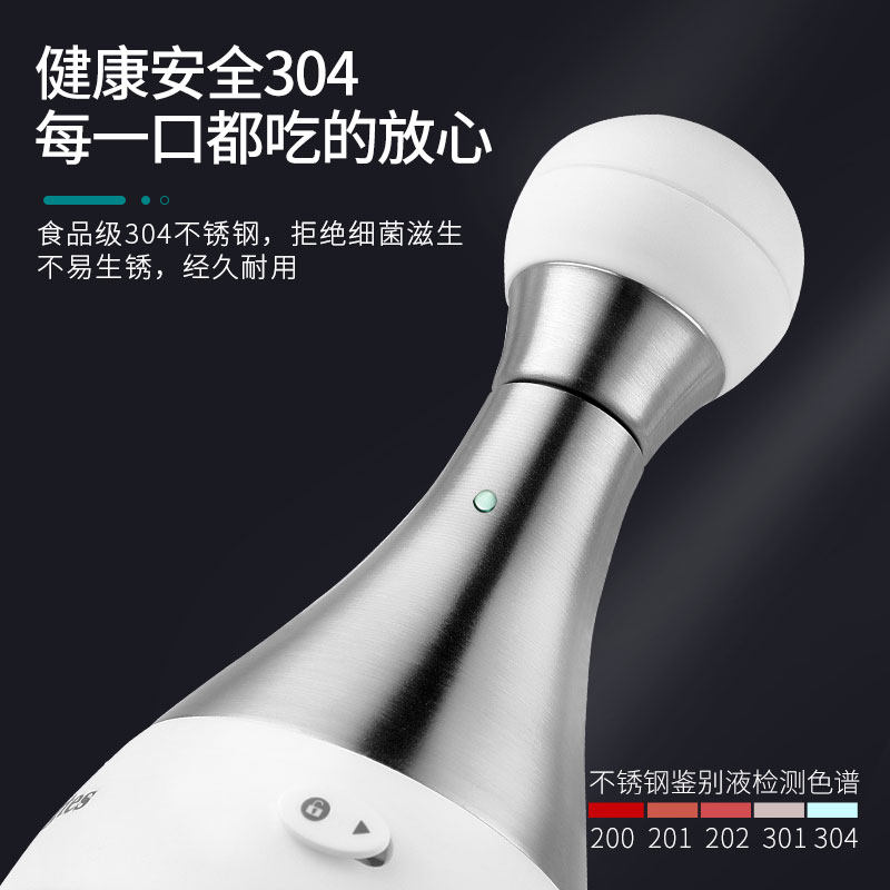 304不锈钢搅碎器手动搅碎机刀片捣碎器家用蒜泥神器迷你绞蒜器,厨房/烹饪用具,剥蒜器/压蒜器,淘宝优惠券,粉丝福利购,淘宝优惠卷