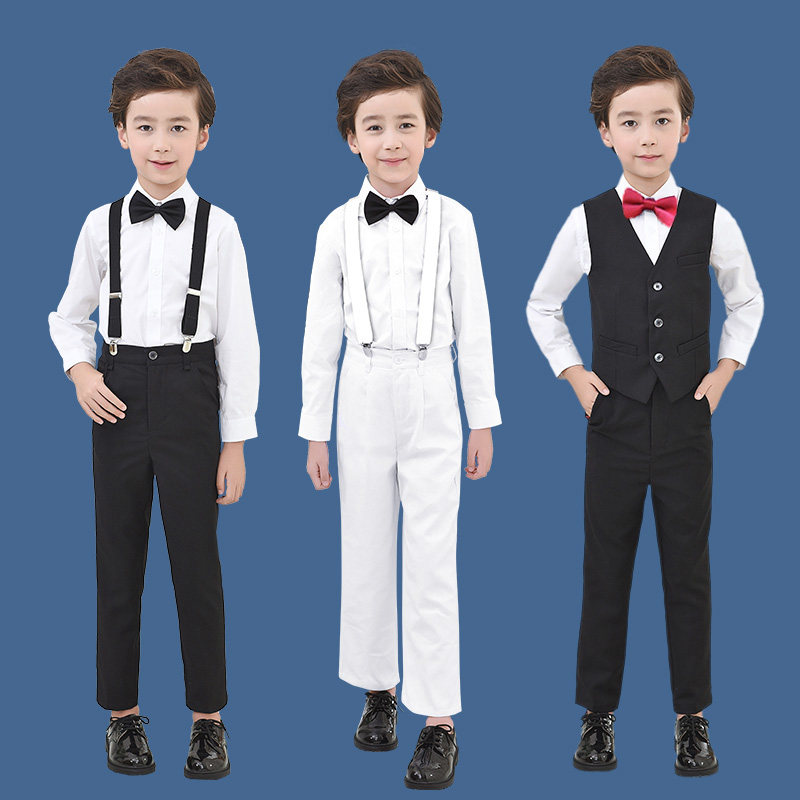 男童演出服  小学生诗歌朗诵合唱口才演讲钢琴小提琴比赛儿童礼服