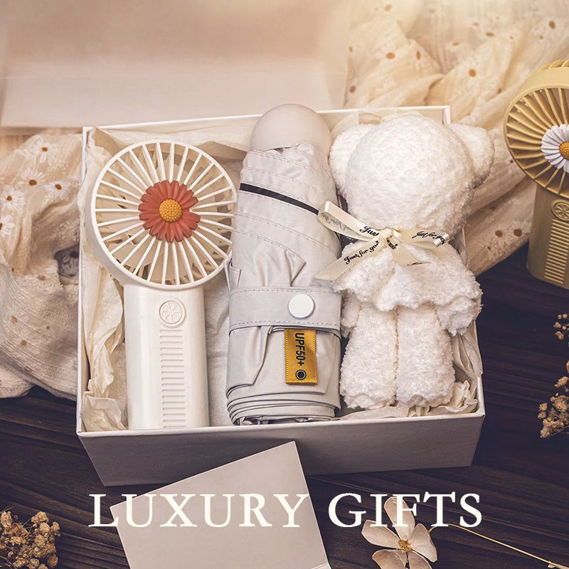 伴手礼礼物送女老师护士节教师毕业离职伴娘生日实用手持风扇礼盒