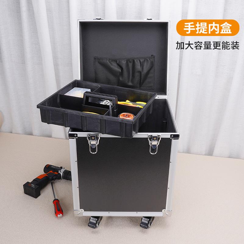 大号多功能家具维修美容修漆补漆油漆收纳盒拉杆式工具箱带轮移动