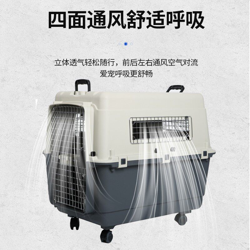 国航宠物航空箱飞机托运猫咪狗狗小型中型大型犬车载空运外出笼子