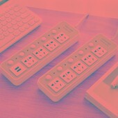 两孔插头两插拖板二孔电线带usb两脚插座2脚接线板两项插排插线板