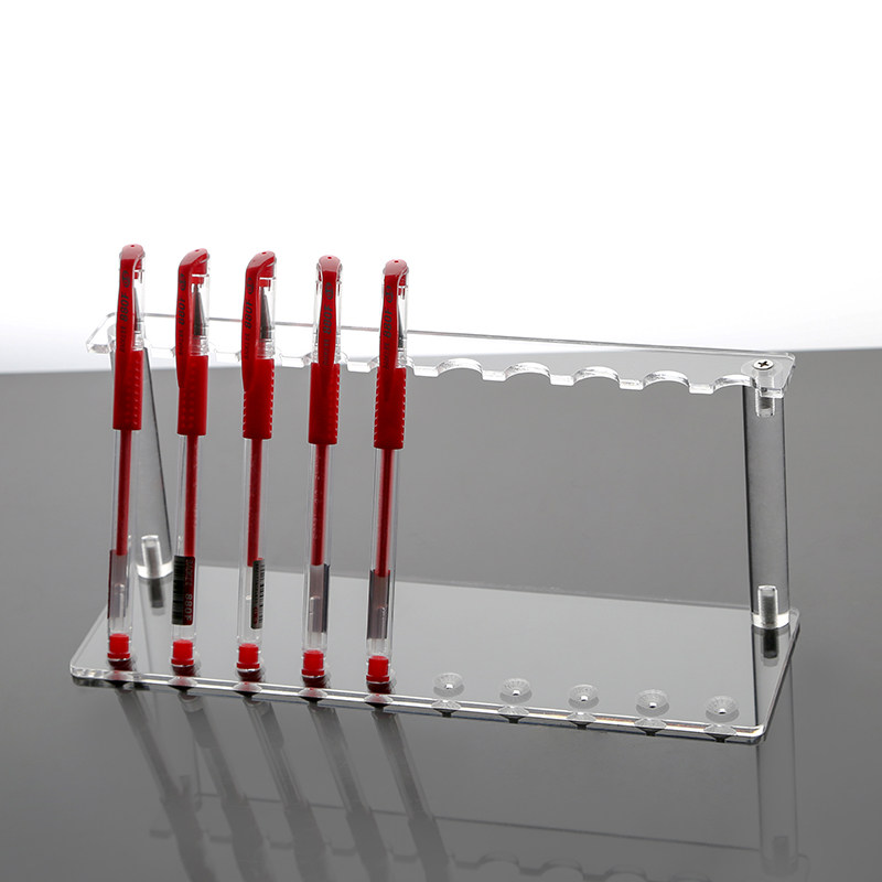多孔亚克力透明可定制文具店钢笔中性笔展架柜台水笔眼线笔展示架,文具电教/文化用品/商务用品,笔架,淘宝优惠券,粉丝福利购,淘宝优惠卷