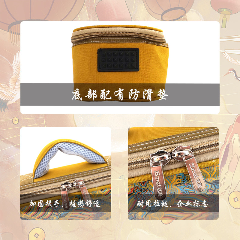 二胡包成人便携防水防震加厚二胡包二胡袋国潮风格二胡乐器配件