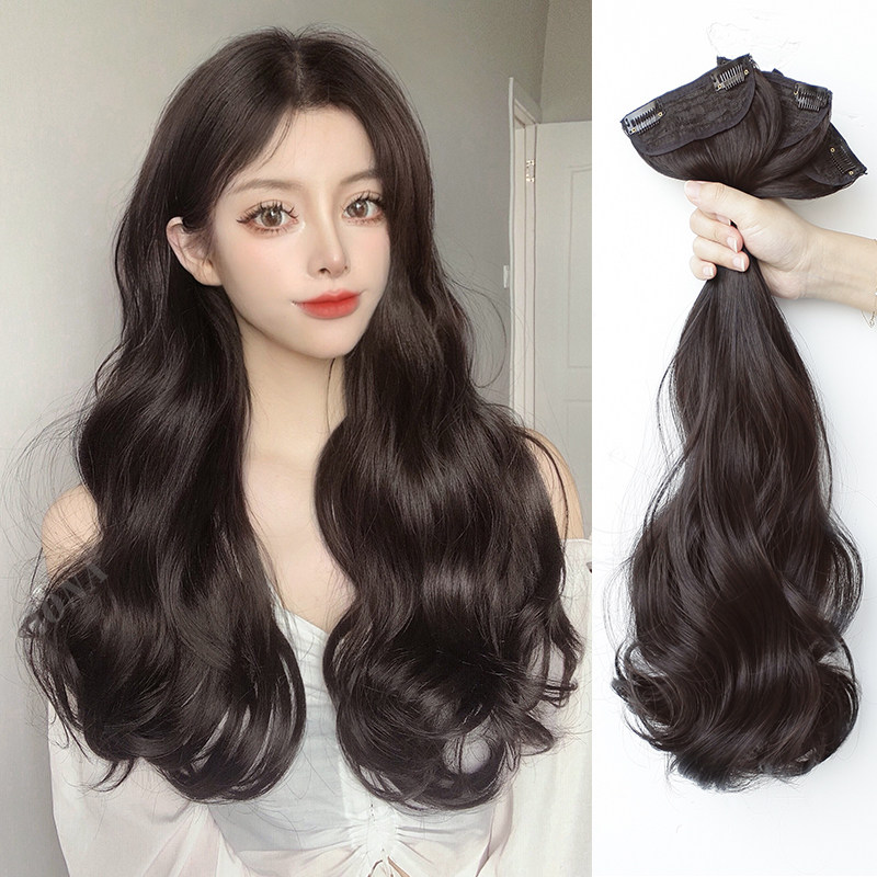 假发片女长发 一片式无痕隐形接发大波浪 三片式可扎假发贴片卷发,美发护发/假发,直发片,淘宝优惠券,粉丝福利购,淘宝优惠卷