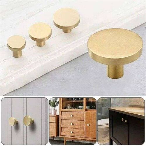 Round Pulls Drawer Handle Single Hole Metal  Cabinet Drawer