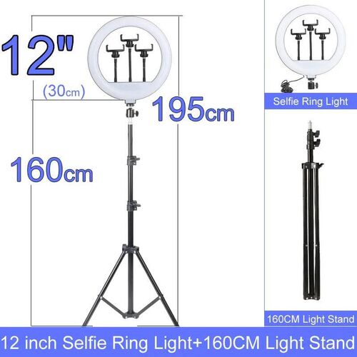 Christma Gift 10 12 14 Inch Dimmable LED Selfie Ring Light w
