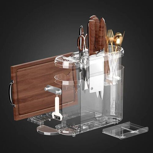 Multifunction Knife Holder Cutting Board Stand Knife Stand H