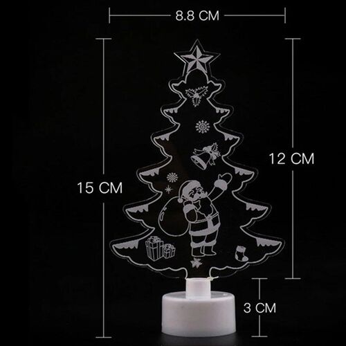 LED Mini Night Lights Colorful Snowman Lamp Christmas gift