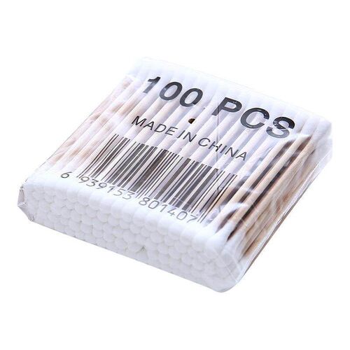 Dual-head disposable cotton swabs, ear cleaning cotton buds,