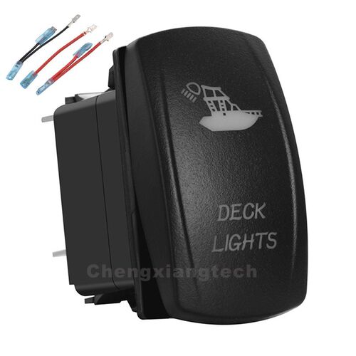(red/white/blue/orange)Led Deck Lights Car Boat Rocker Swit
