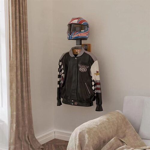 Wooden Helmet Hook Motorcycle Helmet Holder Motorcycle