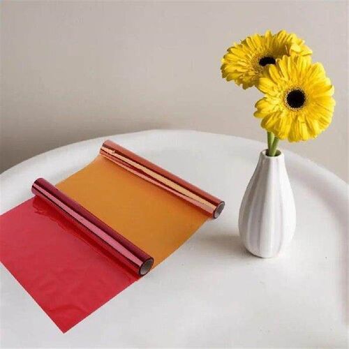 1 Roll Cellophane Wrap Roll Decorative Bright Color Plastic