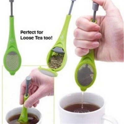 Silicone DIY Tea Infuser Spoon Reusable Loose Leaf Strainer