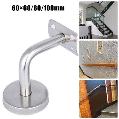 Stainless Steel Solid Handrail Bracket Bannister Wall