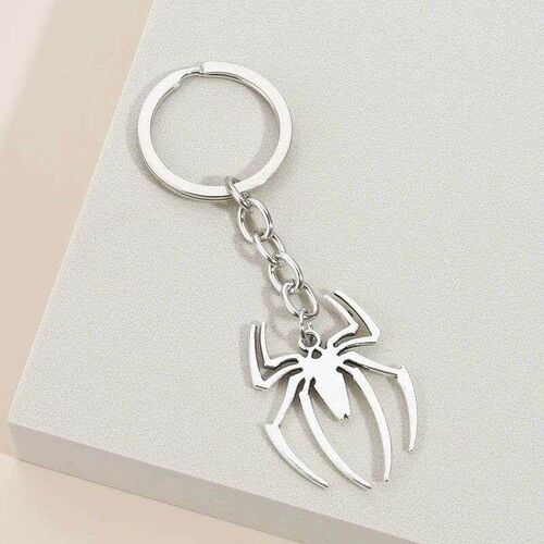 Spider Keychain Araneid Animal Key Ring Metal Key Cha Hallow