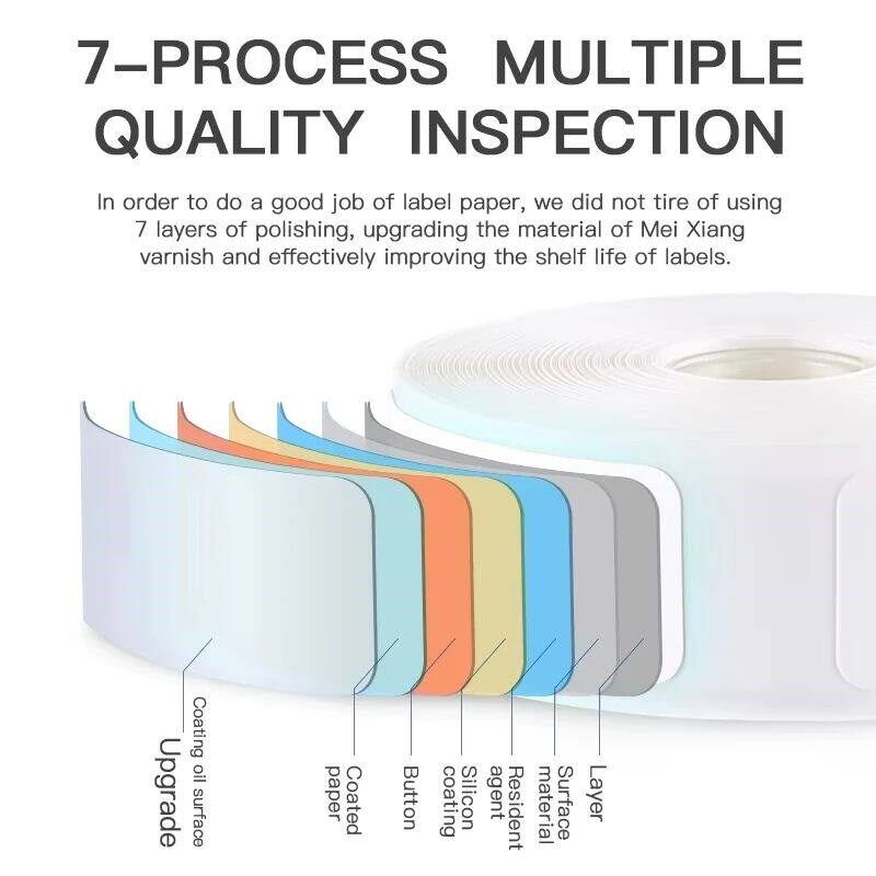 Niimbot Labels Paper Adhesive Thermal Labels ers Roll Self-a图片