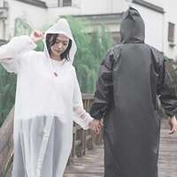 Rain long style poncho suit coat is not disposable thick thumbnail 3