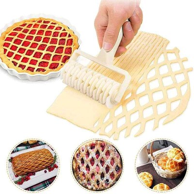 Creative Baking Tools Plastic Roller Mesh Cutter L/M/S Grid