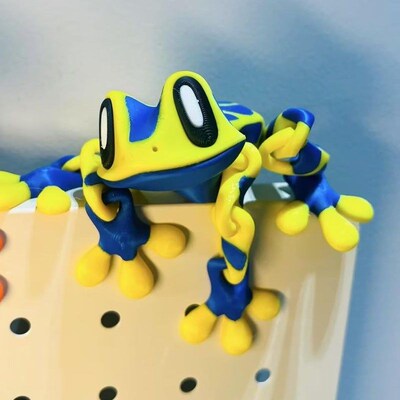 3D Printed Magnetic Frog Animals Figurines toy Magnets Decor