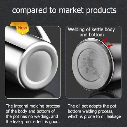 304 Stainless Steel Oil Pot Kitchen Oil Tank Sauce Vinegar