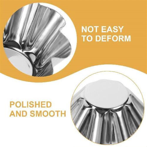 6 Pcs Metal Cake Pan Cheese Mini Toaster Oven Cupcake
