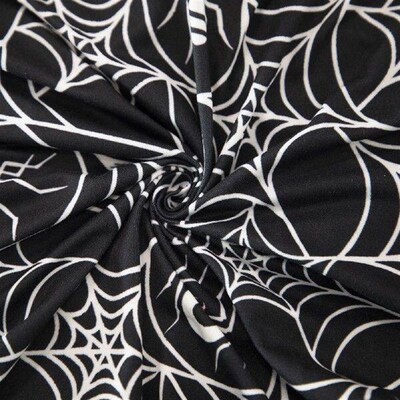 Halloween Chair Cover Creative Pumpkin Bat Element Elastic