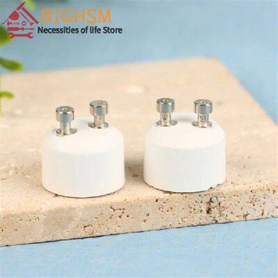 2Pcs GU10 To MR16 Ceramic Socket Base Halogen LED Light
