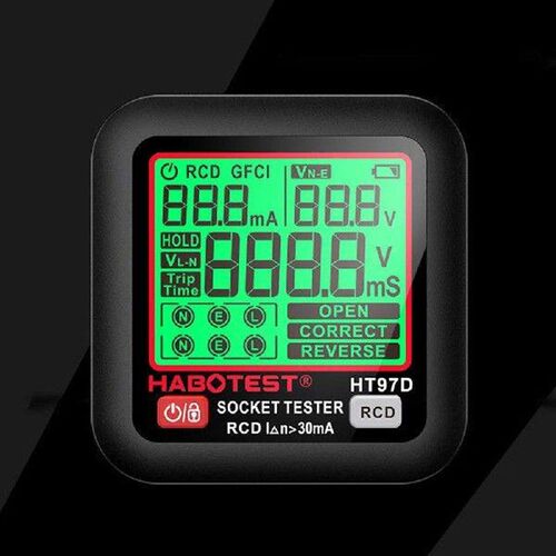 Smart Voltage Detector Large Display RCD GFCI Voltage