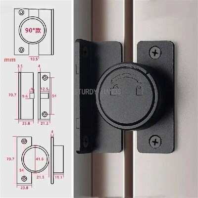 90/180 degree zinc alloy revolving door with sliding