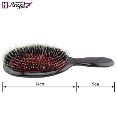 Wholesale Professional Boar Bristle Brush Comb Oval Cushion